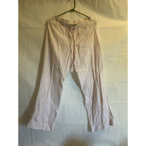 Victoria's Secret Pink Striped Pajama Lounge Pants S Cotton Lightweight